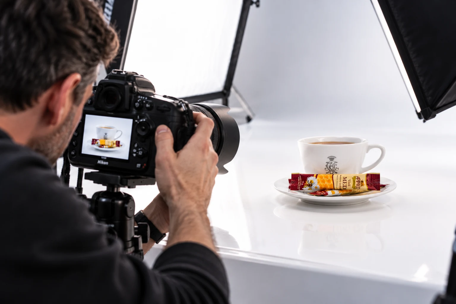 Produktová fotografia výrobkov APIMED v štúdiu